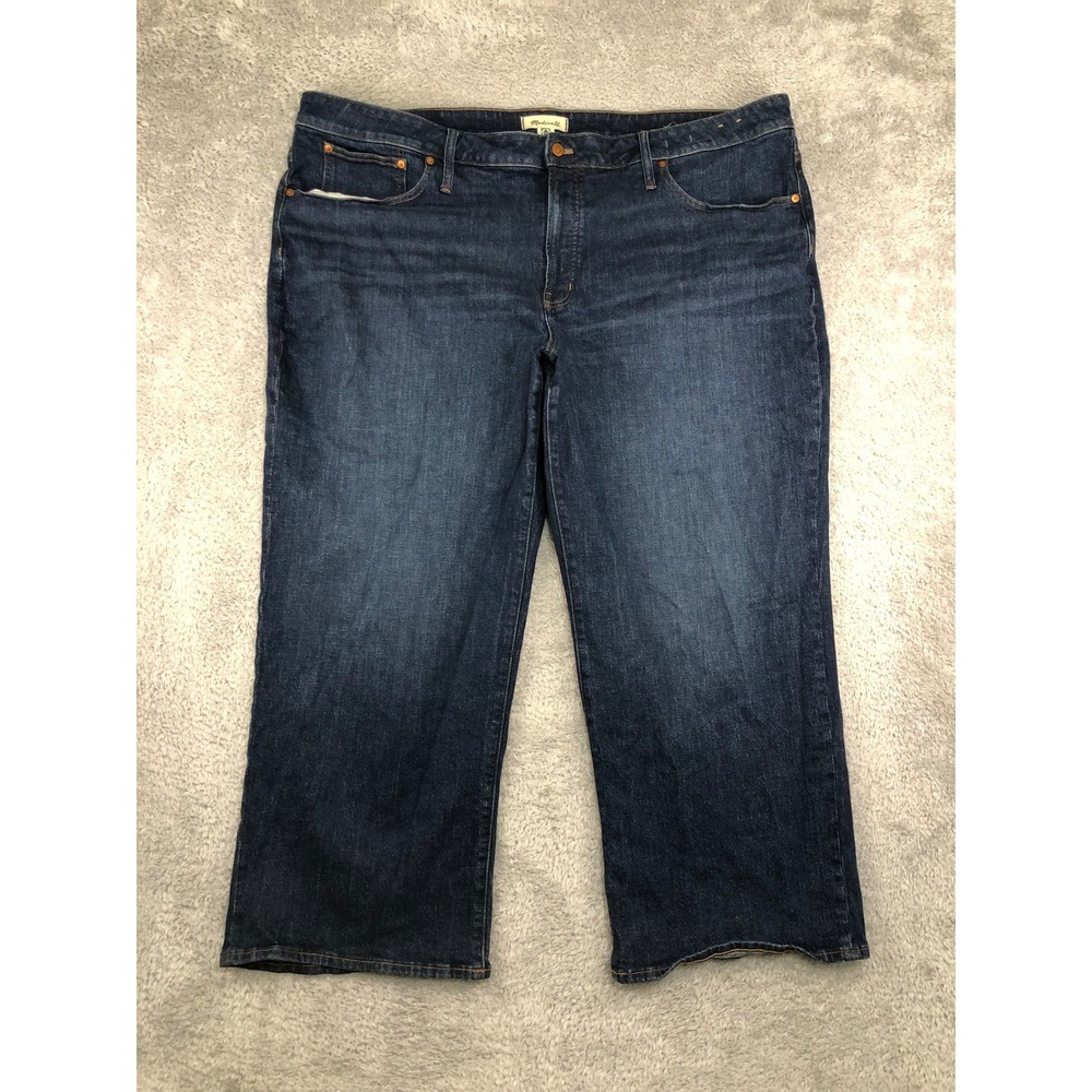 Madewell Jeans Women 24W (48x28) Blue The Perfect Vintage Wide Leg High Rise